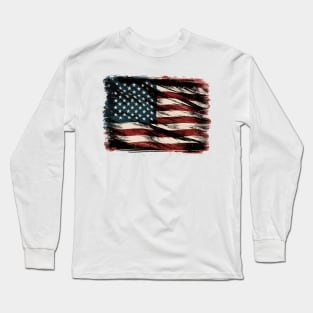 USA flag Long Sleeve T-Shirt